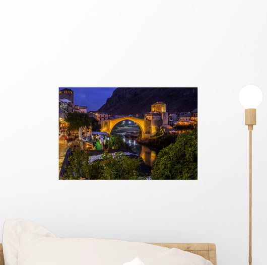 Old Bridge Mostar Bosnia Wall Decal