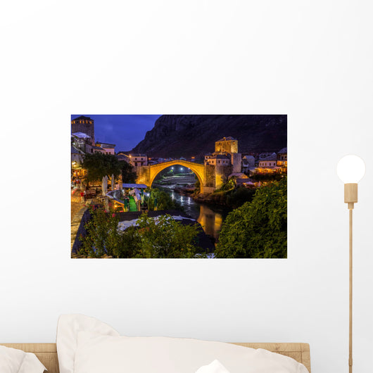 Old Bridge Mostar Bosnia Wall Decal