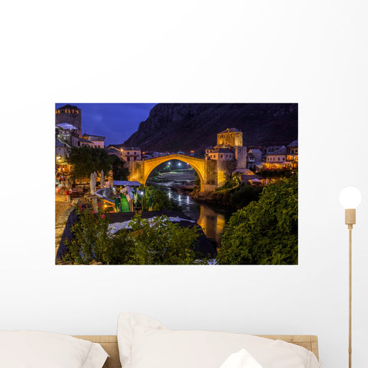 Old Bridge Mostar Bosnia Wall Decal