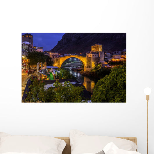 Old Bridge Mostar Bosnia Wall Decal