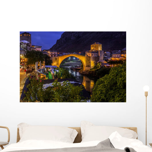 Old Bridge Mostar Bosnia Wall Decal
