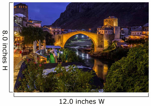 Old Bridge Mostar Bosnia Wall Decal