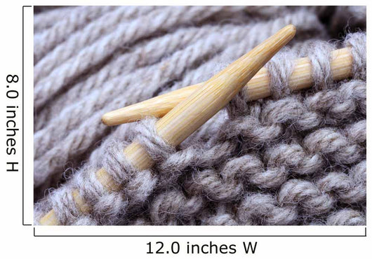 Hand Knitting Wall Decal