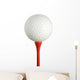 Golf Ball Tee White Wall Decal