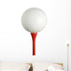 Golf Ball Tee White Wall Decal