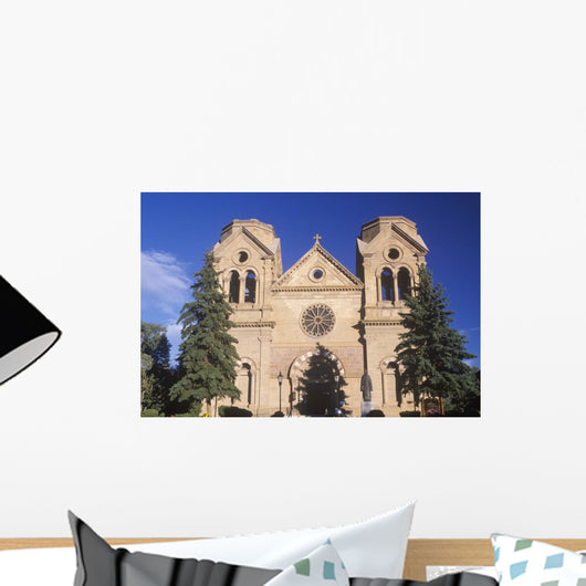 Mission Building Downtown Santa Wall Decal