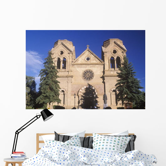 Mission Building Downtown Santa Wall Decal