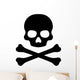 Crossbones Death Skull Wall Decal