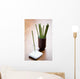 Green Incense Sticks Brown Wall Decal
