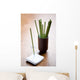 Green Incense Sticks Brown Wall Decal