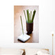 Green Incense Sticks Brown Wall Decal
