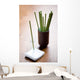 Green Incense Sticks Brown Wall Decal
