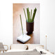 Green Incense Sticks Brown Wall Decal