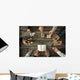 Eight Businessmen Planning Strategy Wall Decal