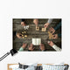 Eight Businessmen Planning Strategy Wall Decal