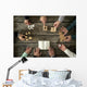 Eight Businessmen Planning Strategy Wall Decal