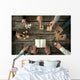 Eight Businessmen Planning Strategy Wall Decal