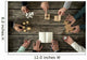 Eight Businessmen Planning Strategy Wall Decal