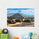 Teotihuacan Pyramids Wall Decal