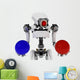Slim Robot Choosing Wall Decal