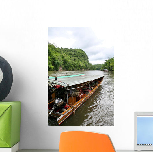 Thai Long-tail Boat and Wall Decal