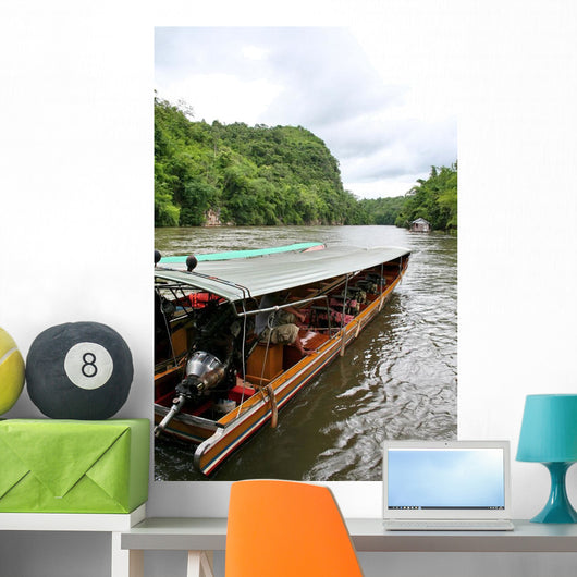 Thai Long-tail Boat and Wall Decal