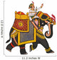 Rajas-than Jaipur Elephant Wall Decal