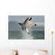 Great White Shark Breaching Wall Decal
