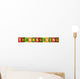 Thanksgiving Vector Letters Icon Wall Decal
