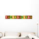 Thanksgiving Vector Letters Icon Wall Decal