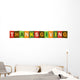 Thanksgiving Vector Letters Icon Wall Decal