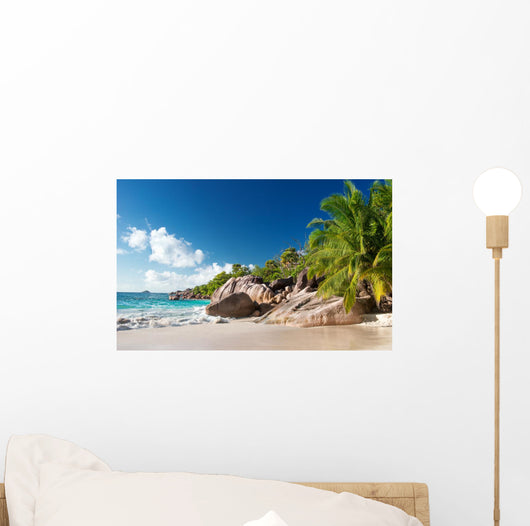 Seychelles Exotic French Beach Wall Decal
