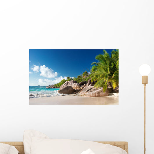 Seychelles Exotic French Beach Wall Decal
