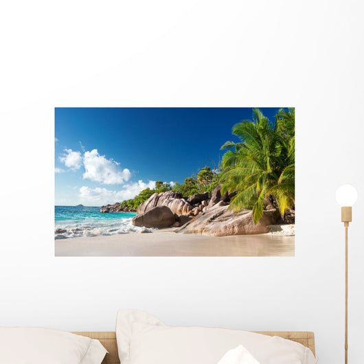 Seychelles Exotic French Beach Wall Decal