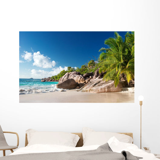 Seychelles Exotic French Beach Wall Decal