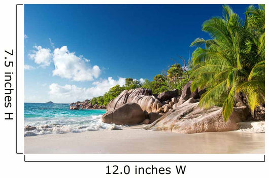 Seychelles Exotic French Beach Wall Decal