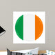 Irish Flag Badge Wall Decal