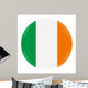 Irish Flag Badge Wall Decal
