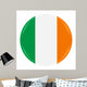 Irish Flag Badge Wall Decal