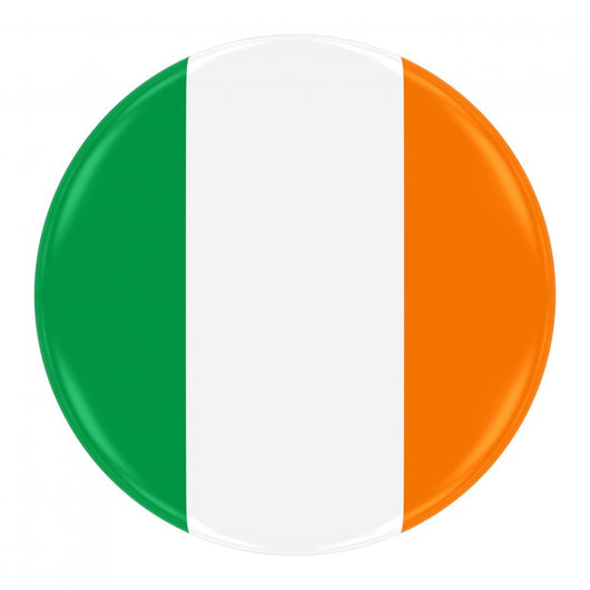 Irish Flag Badge Wall Decal