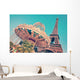 Vintage Merry-go-round and Eiffel Wall Decal