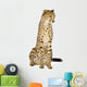 Cheetah Front White Wall Decal