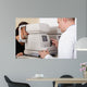 Male Ophthalmologist Conducting Eye Wall Decal