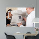 Male Ophthalmologist Conducting Eye Wall Decal