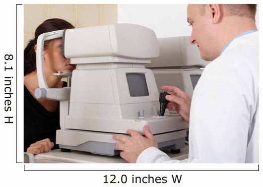 Male Ophthalmologist Conducting Eye Wall Decal