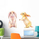 Sweet Watercolor Rabbits Wall Stickers