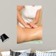Female Back Massage Vertical Wall Mural