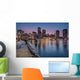 Boston Waterfront and Harbor Wall Decal