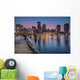 Boston Waterfront and Harbor Wall Decal