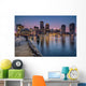 Boston Waterfront and Harbor Wall Decal
